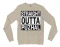Straight Outta Puzhal Men/Unisex Long Sleeve T-Shirt in Sand Color